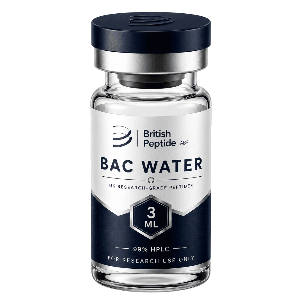 British Peptide Labs vial — Bacteriostatic Water