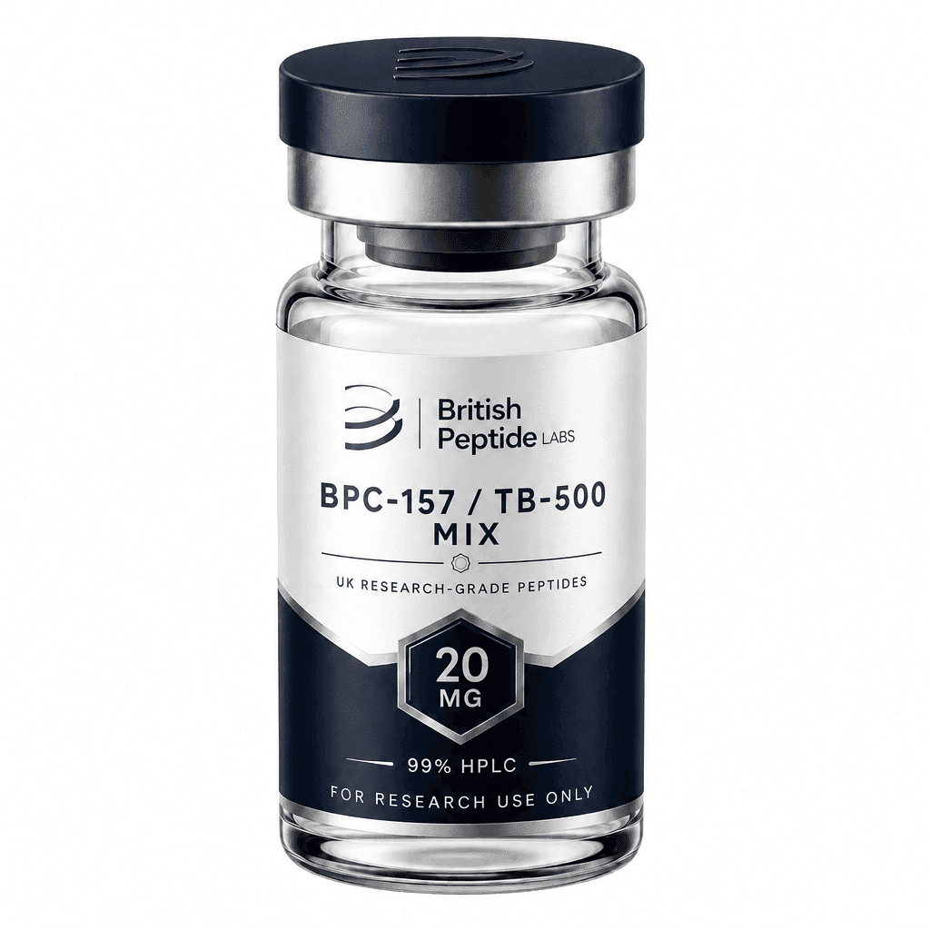 British Peptide Labs vial — BPC-157 / TB-500 Mix