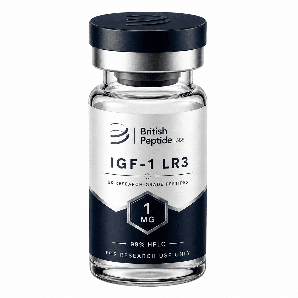 British Peptide Labs vial — IGF-1 LR3