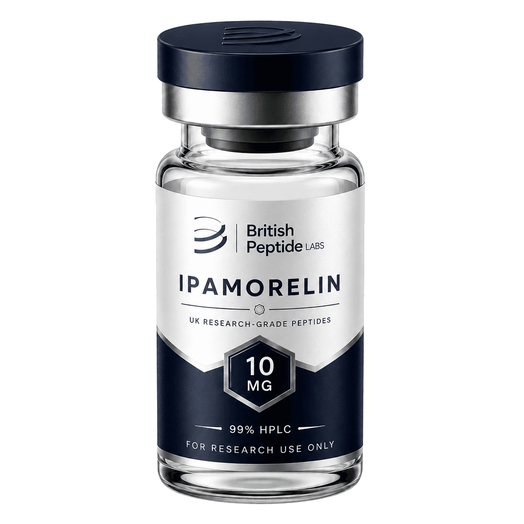 British Peptide Labs vial — Ipamorelin