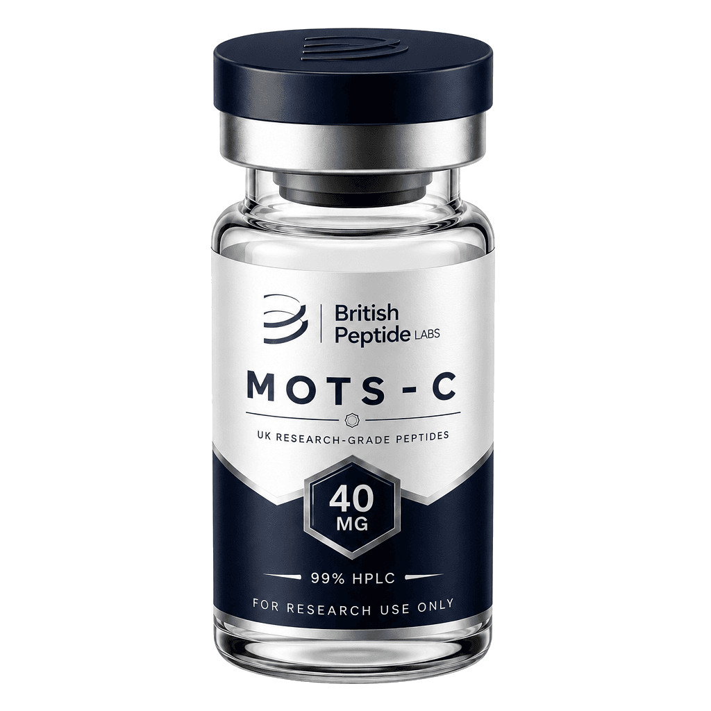 British Peptide Labs vial — MOTS-c
