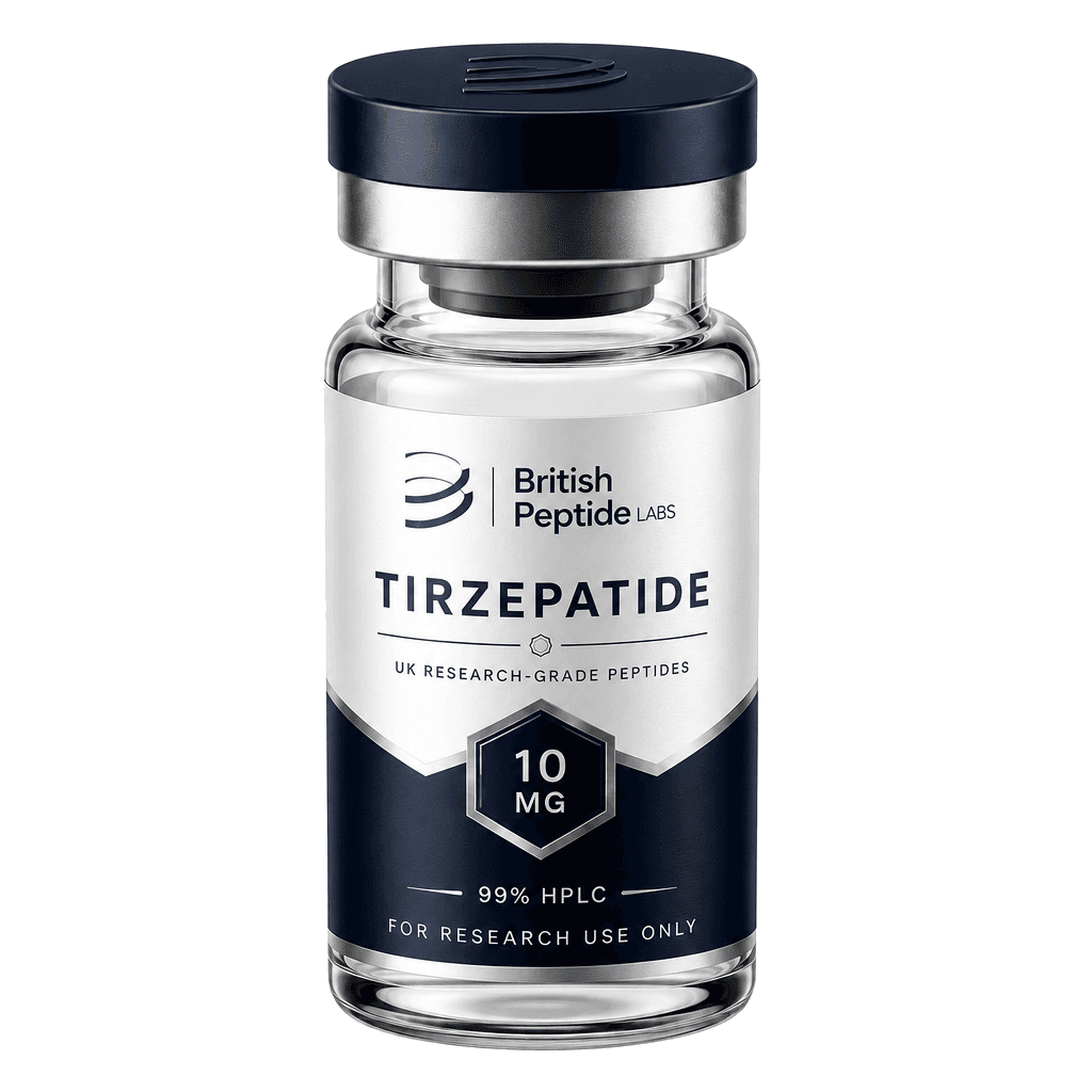 British Peptide Labs vial — Tirzepatide